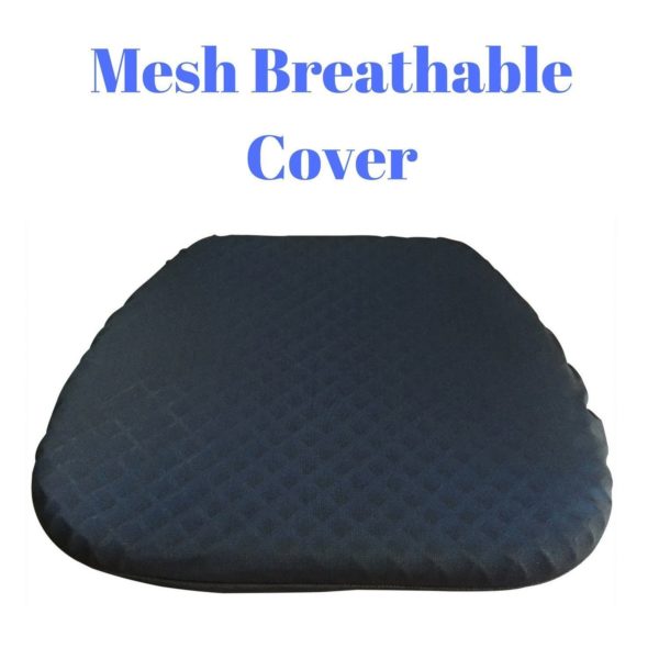 Office Prevents Sweaty Bottom Kitchen Chair Upper Lower Back Support Pillow for Car Pressure Sore Coccyx Pain Relief Foldable FOMI Premium All Gel Orthopedic Seat and Back Cushion Pad 