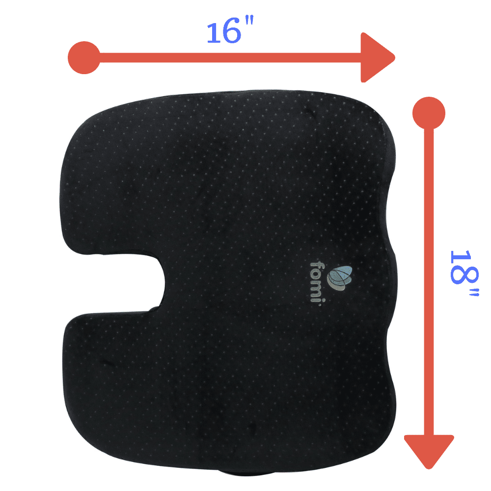 Extra thick coccyx orthopedic memory foam seat cushion by fomi care new arrivals