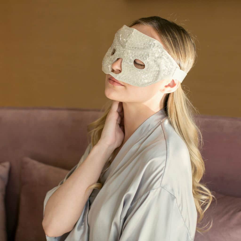 Gel Hot/Cold Facial Eye Mask FOMI Care We Bring Relief Naturally