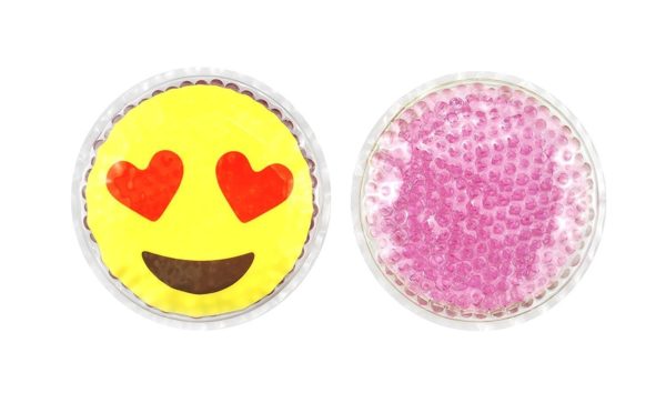 FOMI Hot Cold Kids Emoji Boo Boo Ice Packs | 4 Pack, Orange Scented - FoMI Care