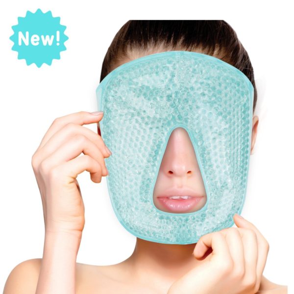 FOMI Hot Cold Gel Bead Full Facial Eye Mask | Blackout Mask - FoMI Care