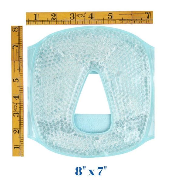 FOMI Hot Cold Gel Bead Full Facial Eye Mask | Blackout Mask - FoMI Care