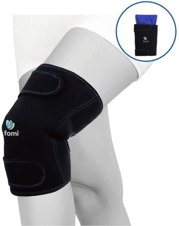 FOMI Knee Hot Cold Ice Wrap | Comfortable Neoprene Pouch, Nylon Gel Pack - FoMI Care