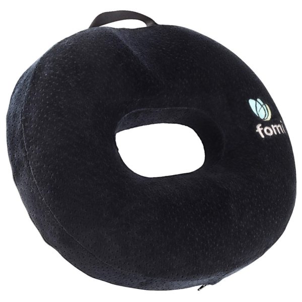 FOMI Thick Donut Memory Foam Seat Cushion | 18" x 16" x 3.5" - FoMI Care