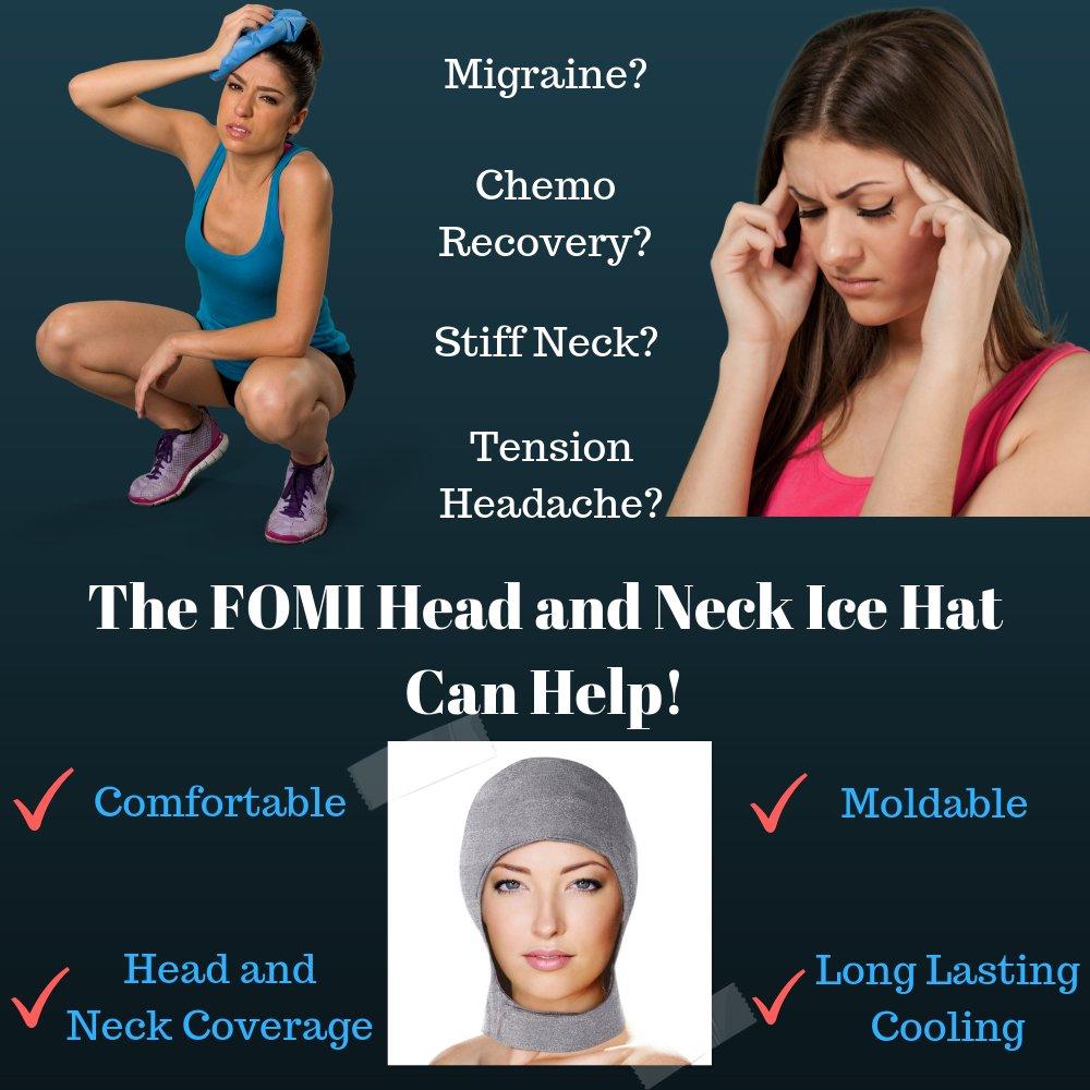 full_5e396e22-8639-496c-9d16-0a3add664f2f FOMI Migraine Gel Head and Neck Ice Hat | Headache Relief and Chemo Recovery - FoMI Care