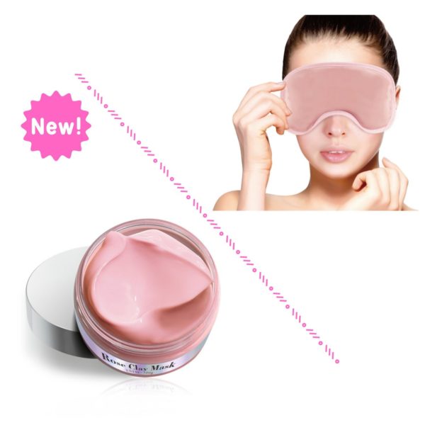 FOMI Rose Clay Mask Set | Cold Therapy Eye Mask and Hydrating Face Mask - FoMI Care