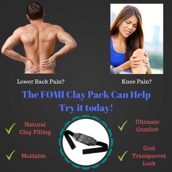 FOMI Cold Therapy Lower Back Clay Ice Pack | Includes Elastic Strap - FoMI Care