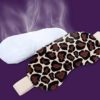 FOMI Hot Eye Mask | Clay Bead Filling, Lavender Scented, Leopard Design - Soothing Moist Heat - FoMI Care