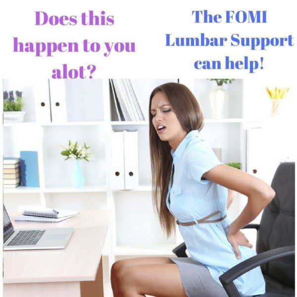 Fomi Lumbar Back Pillow | Upper Lower Support