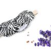 FOMI Hot Eye Mask | Clay Bead Filling, Lavender Scented, Zebra Design - Soothing Moist Heat - FoMI Care