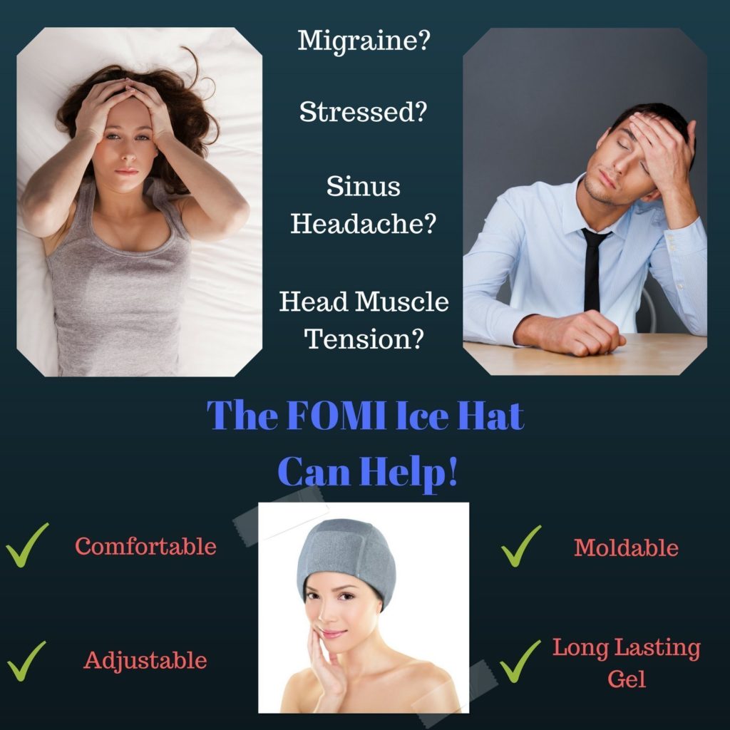 Migraine Gel Ice Hat FOMI Care We Bring Relief Naturally