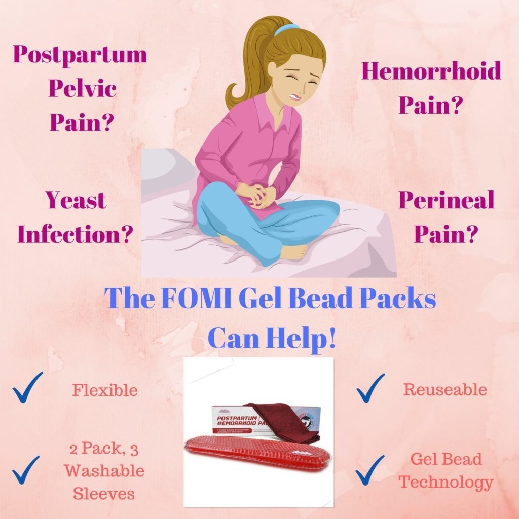 Hot/Cold Pack for Hemmerrhoid & Perineal Pain FOMI Care We Bring