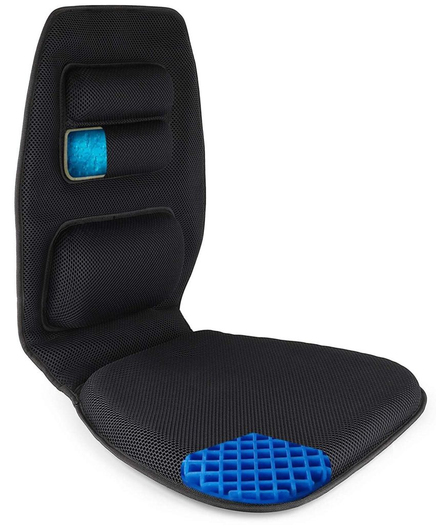 Premium Gel Seat Cushion+Back Support FOMI Care We Bring Relief Naturally