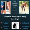 FOMI Knee Hot Cold Ice Wrap | Comfortable Neoprene Pouch, Nylon Gel Pack - FoMI Care