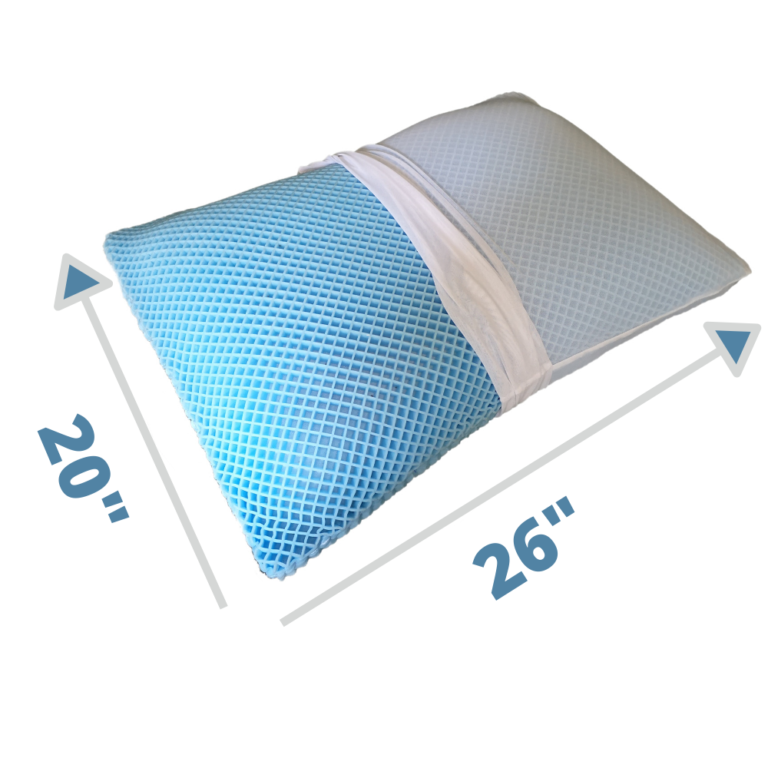 Extra Thick Gel Pillow 26" x 20 x 4.5" FOMI Care We Bring Relief Naturally