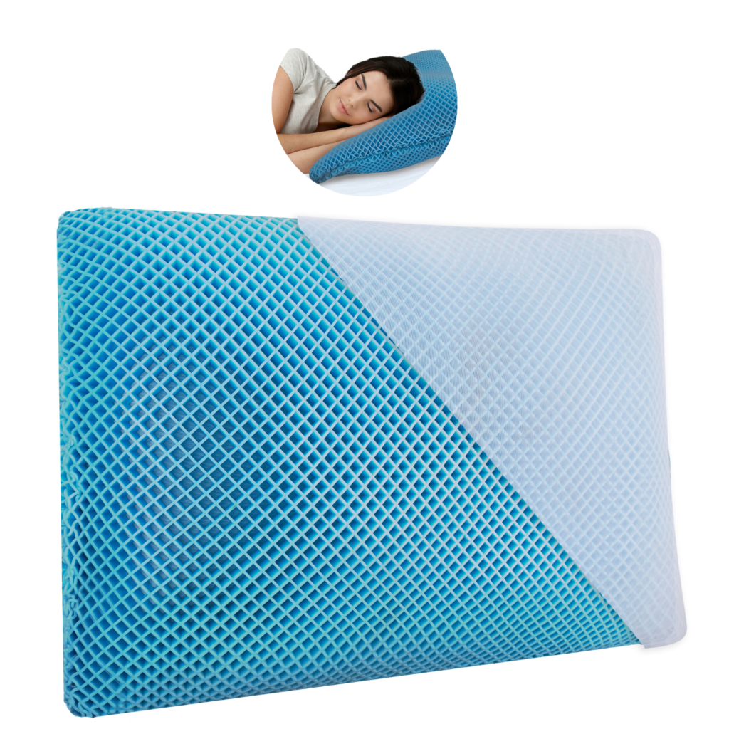 Extra Thick Gel Pillow 26" x 20 x 4.5" FOMI Care We Bring Relief