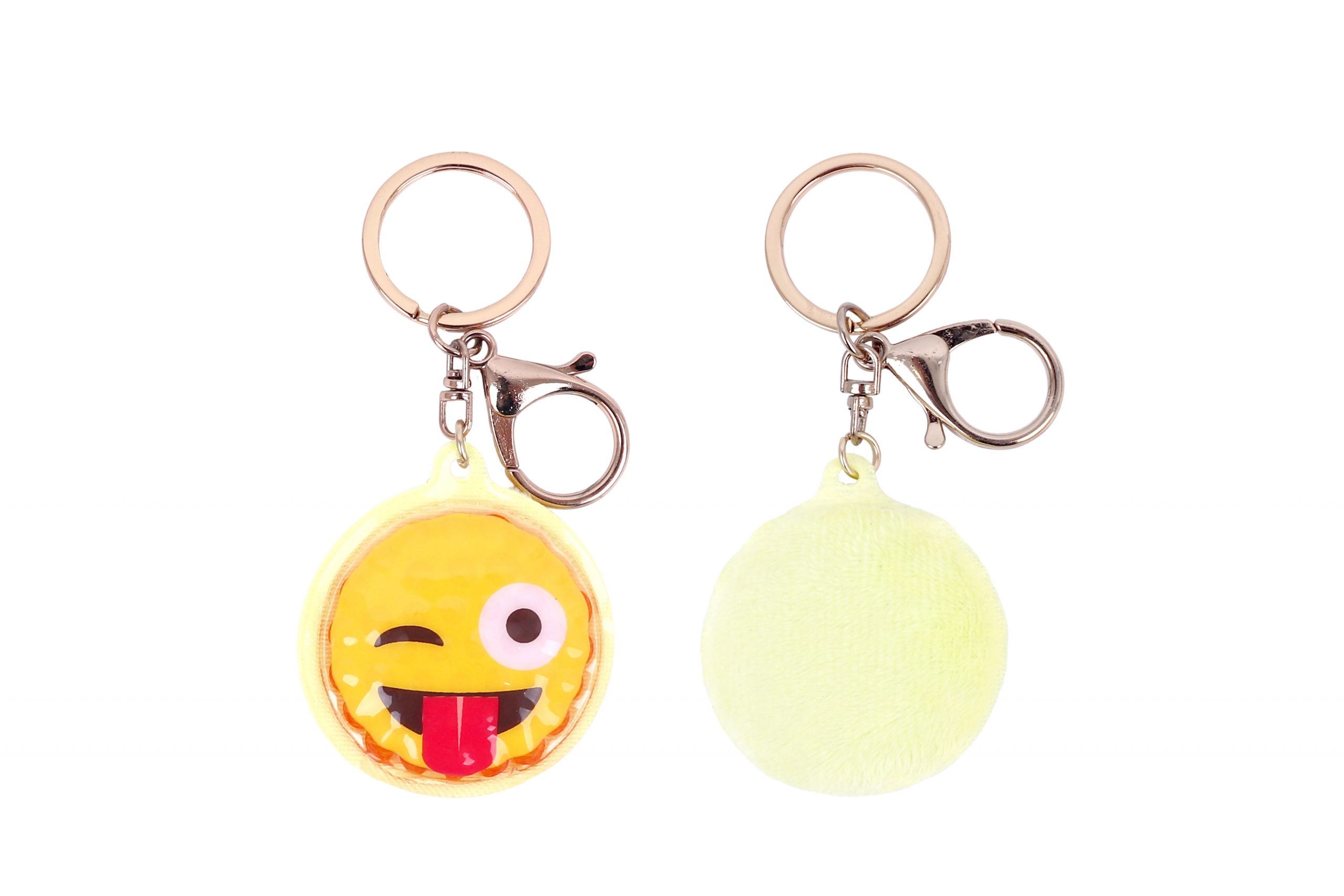 Emoji Keychain 2 Pack FOMI Care We Bring Relief Naturally