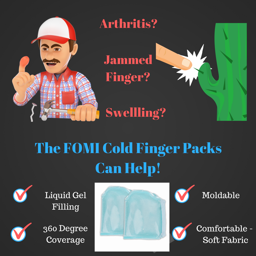 Finger Ice Pack 2 Pack FOMI Care We Bring Relief Naturally