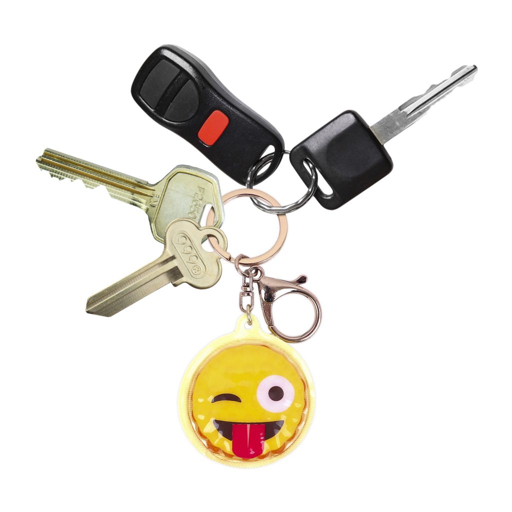 Emoji Keychain 2 Pack FOMI Care We Bring Relief Naturally