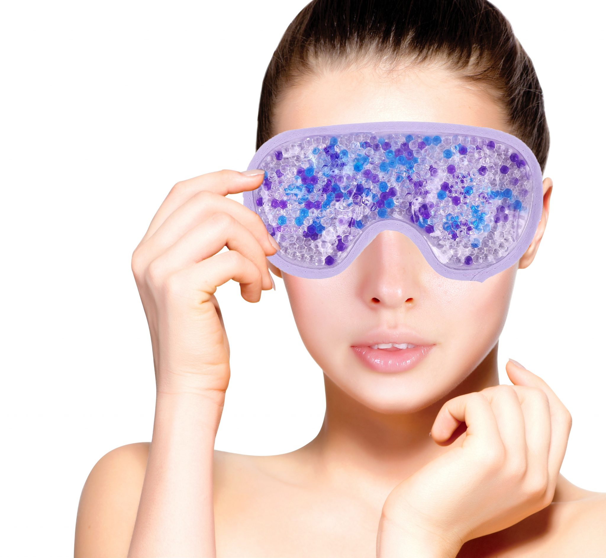 Cold Gel Bead Eye Mask Purple FOMI Care We Bring Relief Naturally