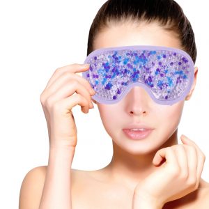 Cold Gel Bead Eye Mask | Purple